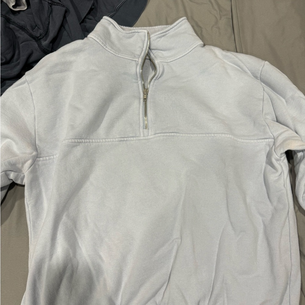 Brandy Melville lavender quarter zip